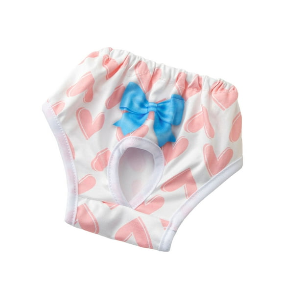 Acahhotxx Doggie Diapers, Dog Diaper Breathable Dress Female Pants Panties Shorts Reusable Doggies Period Diaper Washable