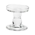 thumbnail image 2 of jifeng Clear Glass Candle Holder Candlestick Candle Stand Decorative Table Centerpieces S, 2 of 9