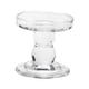 thumbnail image 2 of Portavelas de cristal transparente, candelabro de mesa, centros de mesa, portavelas de pilar, adorno para escritorio, vacaciones, decoración del S BLESIY Portavelas cónico, 2 of 8