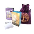 thumbnail image 1 of Caja de hojalata de Tarot de bruja diaria, 78 cartas, borde dorado, adivinación del destino, juego de cartas de fiesta familiar, tarjeta de Tarot: entrega en bolsa gratis qym unisex, 1 of 2
