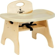 Angle View: Jonti-Craft High Chairries Value Tray-Seat Height:11"