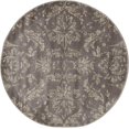 thumbnail image 1 of Art Carpet 841864103342 Tapis Rond Tissé de la Collection Arabella de 5 Pieds&44; Gris, 1 of 1
