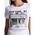 thumbnail image 4 of No Boundaries Longline Graphic Cotton Baby Tee, Women's XXS-XXL, 4 of 5