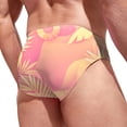 thumbnail image 4 of Ketyyh-chn99 Swim Suit Men Mens Swim Trunks Brief with Compression Liner Bathing Suits Shorts Pink,L, 4 of 4