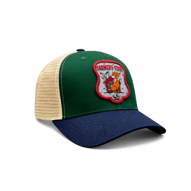 KNITE Gorra Farmer Dog Blue Trucker Hombre Ajustable Estilo Agro Granja Western