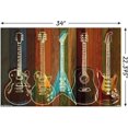 thumbnail image 3 of shiyou-Guitars Affiche Murale, 3 of 4