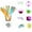 E, variant on Multicolor Glow Stick Party Pack 50 Count, Light Up Bracelets Necklaces for Kids Teens Adults, Glow in Dark Accessories for Neon Party Supplie Decorations for Hallowee Christmas