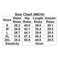 thumbnail image 2 of Women Blue Distress Drawstring Pocketed Joggers, 2 of 8