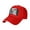 Red, variant on - hawk look Baseball Cap Adjustable Size for Running Workouts and Outdoor Activities All Seasons casquette for Men Women