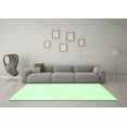 thumbnail image 3 of Ahgly Company Indoor Rectangle Solid Emerald Green Modern Area Rugs, 7' x 10', 3 of 4