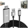thumbnail image 1 of Hdmi Adapter Usb Type-c Cable Mhl 4k Hd Video Digital Conversion Cable, 1 of 5