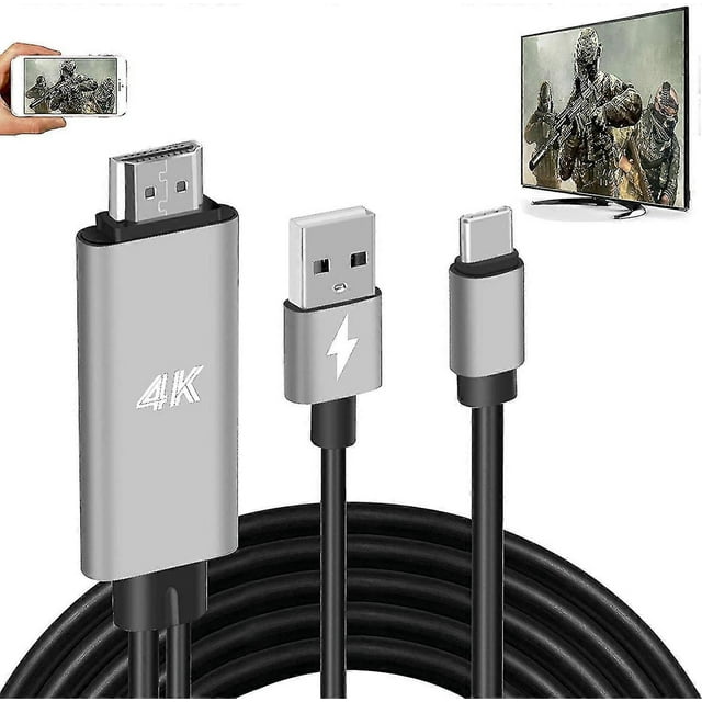 Hdmi Adapter Usb Type-c Cable Mhl 4k Hd Video Digital Conversion Cable