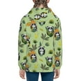 thumbnail image 6 of Kdxio Cute Panda Bear In Greenery Forest Pattern Kids Boys Girls Zip Up Hoodie 3D Printed Hooded Sweatshirt Hoody Coat with Pocket 7-12 Y-Small, 6 of 6