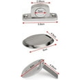 thumbnail image 2 of Magnetic Door Stop with Rustproof Stainless Steel, Adjustable Invisible Design for Widespread Use, 2 of 5
