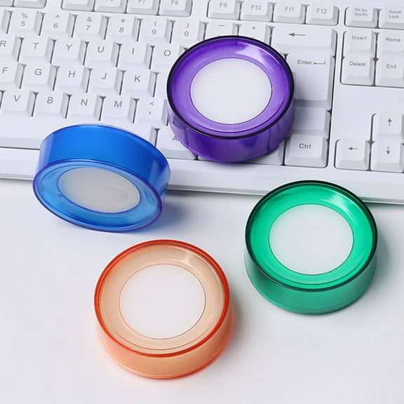 GOOHOCHY 4Pcs Finger Wetting Tool Sponge Cup Moistener for Sorting Money Counting Bills Handling Paper Documents Paperwork