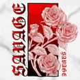 thumbnail image 2 of Cool Urban Streetwear Savage Roses Crewneck T Shirts Boy Girl Teen Brisco Brands S, 2 of 5