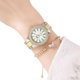 thumbnail image 1 of Reloj De Pulsera, Conjunto De Pulsera Elegante Para Mujer, Reloj De Acero Inoxidable Para Mujer, Accesorio De Moda, Decoración De Muñeca, Decoraciones De Joyería Inevent AP006299-02, 1 of 2