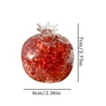 thumbnail image 3 of WozhuoToy Transparent Pomegranate Stress Relief Toy – Realistic Noisy Pinch & Slow-Return Squeeze for Anxiety Relief, 3 of 7