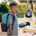 thumbnail image 5 of HUIACONG Cute Baseball Drip Kids Backpack, 17 Inch Large Capacity Lightweight School Bag Includes Bookbag, Lunch Box, Pencil Pouch, Water Bottle Sleeve, Complete 4PCS Set for Boys Girls Age 6-8, 5 of 7