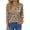 1 Apricot Floral, variant on Fantaslook V Neck T Shirts for Women 3/4 Sleeve Tunic Tops Dressy Casual Blouses Boho Basics Tee Summer Fall Clothes