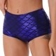 thumbnail image 4 of Lencería de mujer, ropa interior metálica brillante, pantalones cortos con escamas de pescado para disfraz de sirena, pantalones sexys, ropa de club para baile en barra, 4 of 5