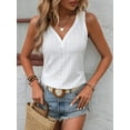 thumbnail image 4 of Solid Eyelet Embroidery Tank Top, 4 of 7