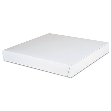 SCT SCH 1465 14 in. x 14 in. x 1.88 in. Paper Lock-Corner Pizza Boxes - White (100/Carton)