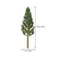 thumbnail image 2 of 50pcs Miniature Plastic Trees for Decoration Realistic Green Tree Models Enhancing Sand Table, 2 of 8