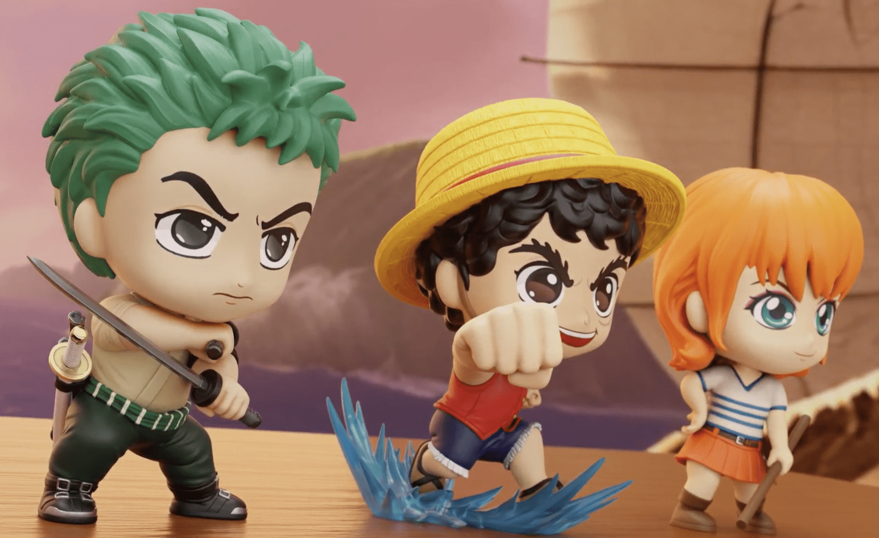 One Piece Netflix Cosbaby Bobble Head - Assorted