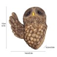 thumbnail image 3 of Tree Hanging Courtyard Garden Owl Simulation Animal Outdoor Tree Decoration There Are Hanging Pieces + Two Screws On The Back. Customers Only Need To Screw The Screws On The Tree, 3 of 8