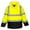 Yellow/Black, variant on Portwest US366YBRXXL Hi-Vis Contrast Rain Jacket 2X Yellow/Black