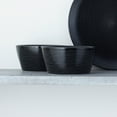 thumbnail image 6 of Noritake Colorscapes BoB Swirl (Black on Black) 12-Piece Coupe Dinnerware Set, Service for 4, 6 of 7