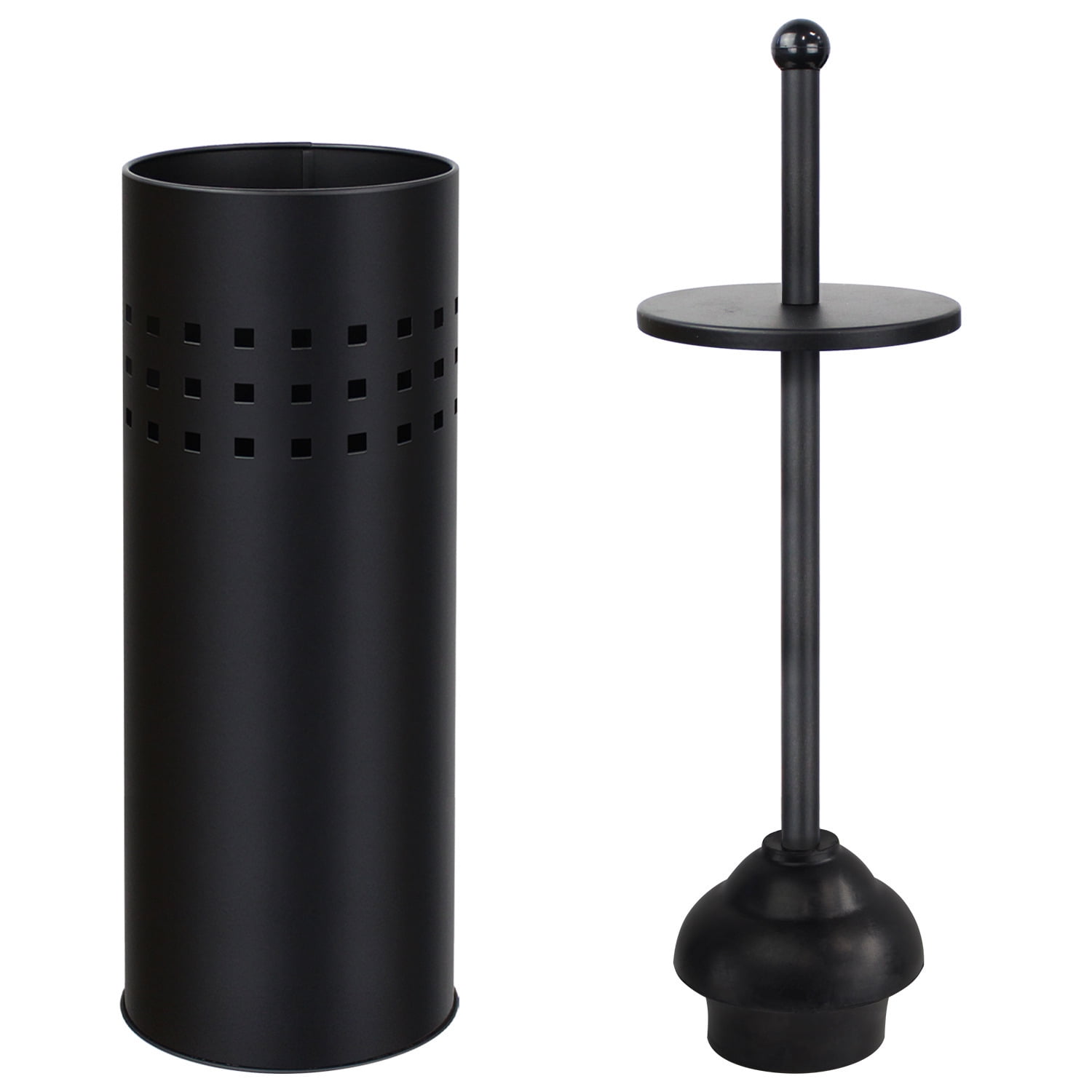 Toilet Plunger with Holder for Bathroom, Multi Drain Suitable also for