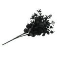 thumbnail image 1 of Chendee Artificial Flower Eucalyptus Type Black 20 Heads Wedding Party Decoration, 1 of 9