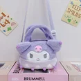thumbnail image 1 of Lindo bolso de mano de Sanrio Kuromi Mymelody Cinnamoroll Pochacco con dibujos animados, bolso de hombro, regalo de oso de fresa, 1 of 3