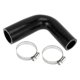 thumbnail image 1 of Ofertas Únicas 1 Juego Manguera de Silicona para Automóvil Negra de 25-32mm 0.98"-1.26" ID 102mm 4.02" Longitud 90° con Abrazaderas Universal, 1 of 7