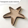 thumbnail image 4 of Starfish Wooden Display Storage Box with Acrylic Panel Shell Collection Shadow Box for Sea Glass Shark Teeth Mini Seashells Beach Treasure Keepsake Memory Box Coin Bank Home Coastal Decor, 4 of 8