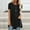 Black, variant on 2026 under $5 asdoklhq Plus Size Tops for Women,Plus Size Round Neck Short Sleeved Long T-shirt Blouse