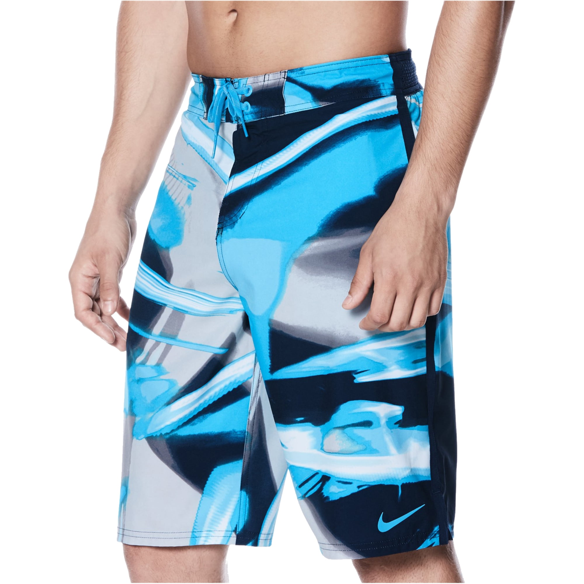 Nike - Nike Mens Diverge Swim Bottom Board Shorts, Blue, XX-Large ...