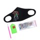 thumbnail image 3 of Cubierta de la boca Cubierta de la boca de diamantes de imitación Pintura hecha a mano Protector facial de tela para bricolaje, AA440, Animal seitruly HA003519-04, 3 of 6