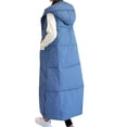 thumbnail image 3 of LYXSSBYX Women Long Sleeve Shacket Jacket Hot Sale Clearance Winter Coat Fashion Woman Lengthened and Thickened Medium Length Down Cotton Jacket, 3 of 8