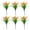 A, variant on Artificial Lavender Foxtail Grass, UV Resistant Fake Wheat Grass Shrubs, Faux Outdoor Greenery Stems for Garden Patio Porch Vase Decor,6PC,13.8 IN.