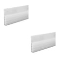 thumbnail image 2 of Riwesomey Tira de sellado de silicona autoadhesiva para puertas y ventanas, cinta aislante impermeable, insonorizada y a prueba de humedad, herrajes para Transparente LQ7 2piezas Riwesomey CBP052749, 2 of 5