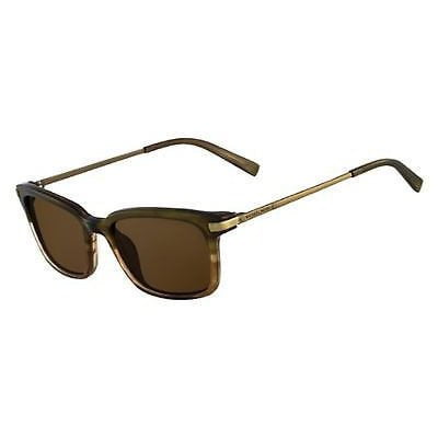 Michael Kors Carter Square Designer Sunglasses MKS350M 310 Olive Horn / Brown