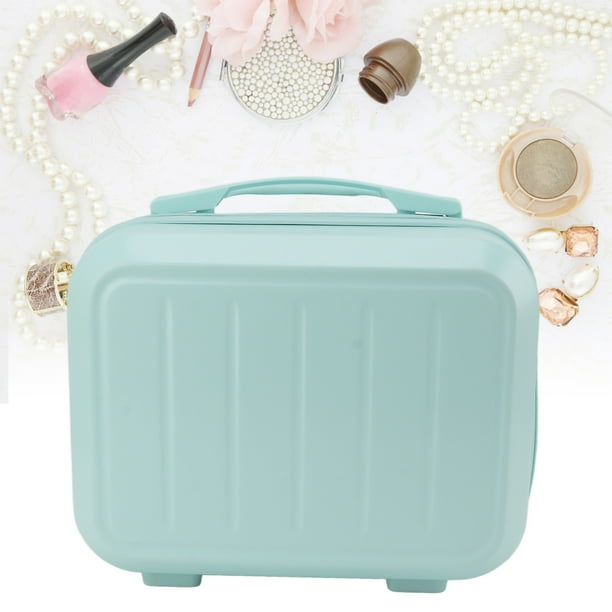 Bolsa De Maquillaje De Tren De Maquillaje De 14 Pulgadas, Organizador Cosmético Portátil Con Múltiples Compartimentos, Bolsa Cosmética De Viaje