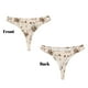 thumbnail image 3 of Balery Chicken With Floral Tangas de Algodón para Mujer con Estampado – Ropa Interior Sexy, Transpirable, G-string-X-Small, 3 of 6