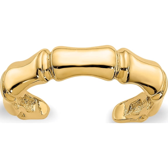 Jewelry by Sweet Pea 14K Yellow Gold Bamboo Toe Ring