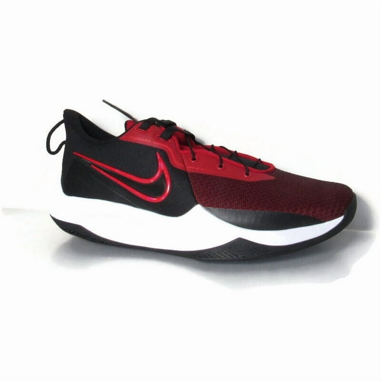 Nike PRECISION VI FLYEASE Men's Black Red Basketball Sneakers