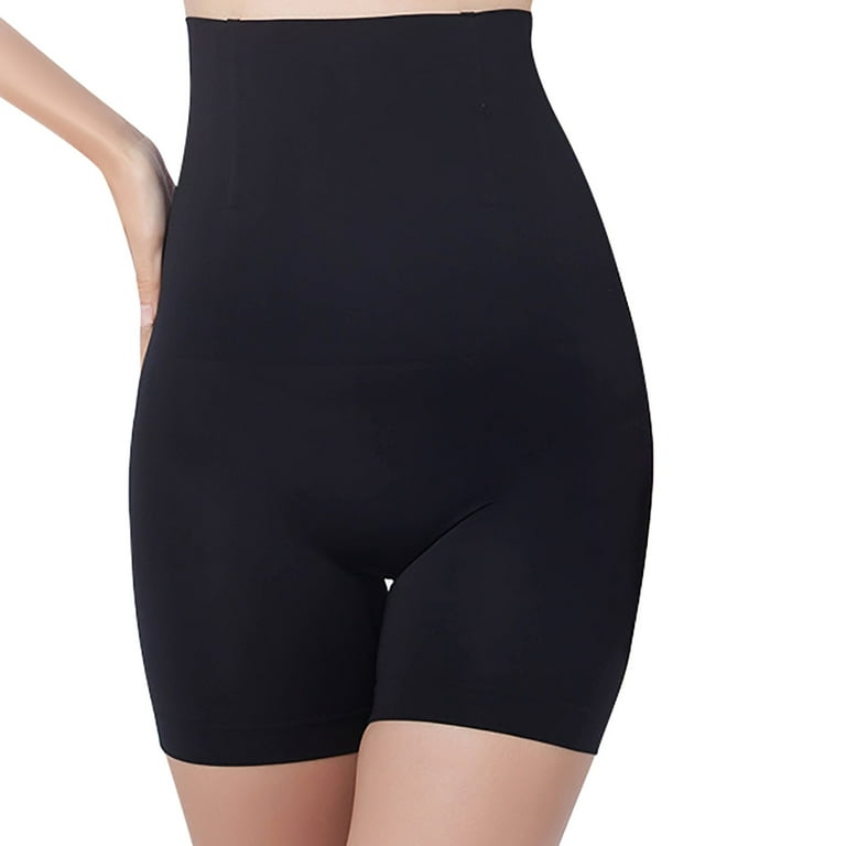 Buy Women's Underwear Cotton High Waist Tummy Control Underwear No Muffin Top  Briefs Ladies Panties Full Size at