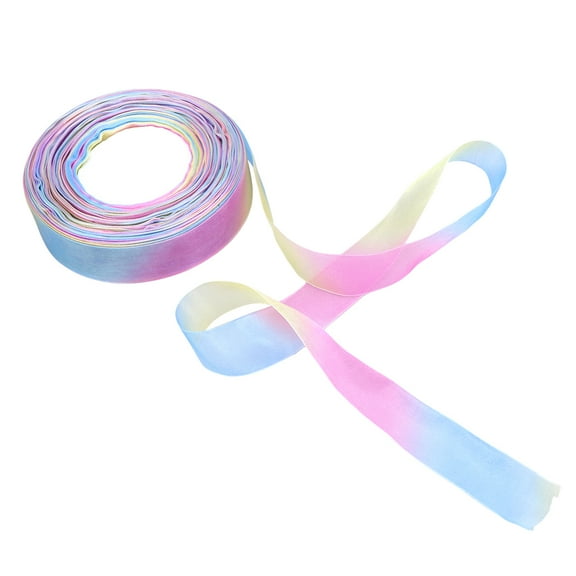jojofuny 1Set Iridescent Polyester Ribbon For Wedding And Festival Decorations 50 Yards Assorted Color